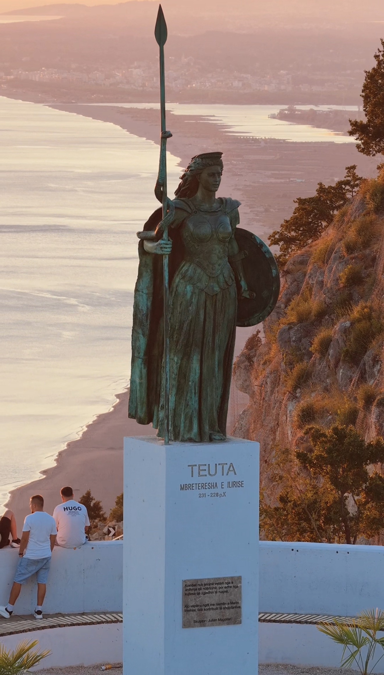 Monument of Illyrian Queen Teuta